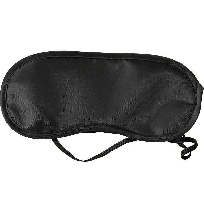 Disposable Polyester Sleep Mask Adjustable Soft Blackout Blindfold for Travel Hotel Nap
