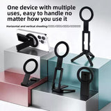 Magnetic Phone Stand with Foldable Tripod