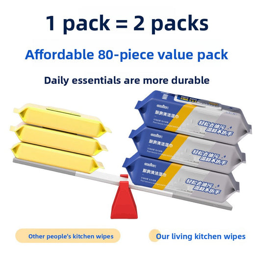 Grease Removal Kitchen Wet Wipes