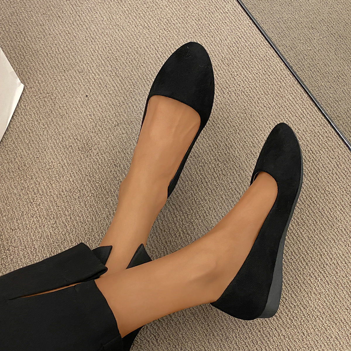 Casual Solid Color Slipon Shoes