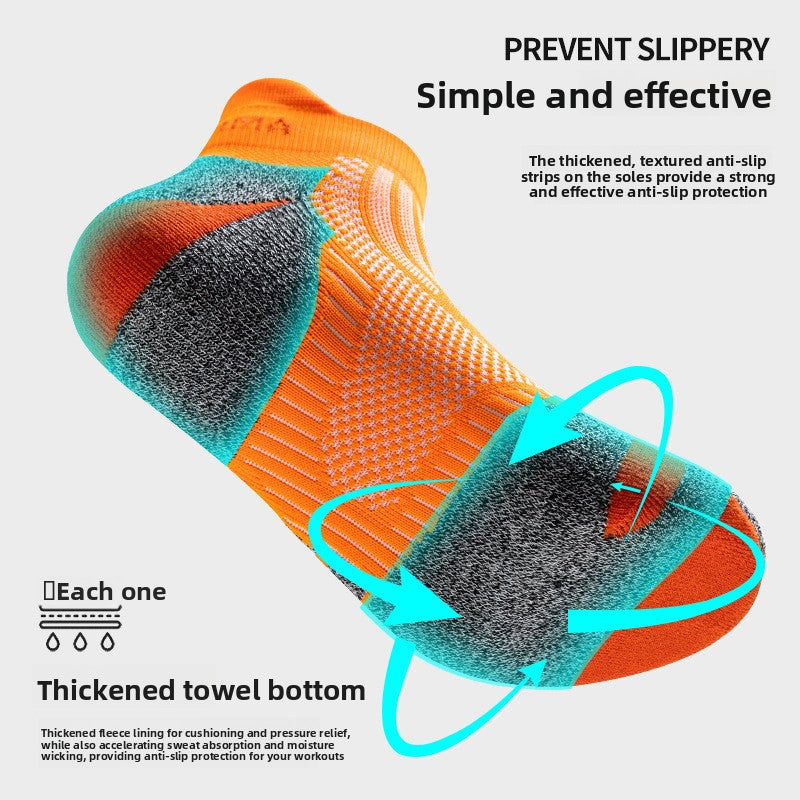 Men's and Women's Quick-Dry Thick Running Socks