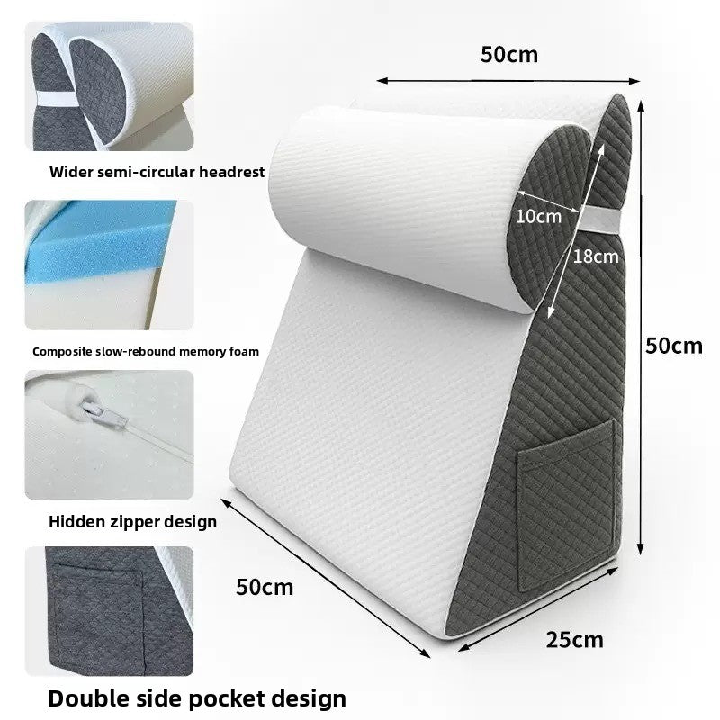 Triangular headrest, conical headrest