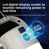 Solar Rechargeable Camping Light with Digital Power Display