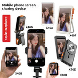 Wireless Phone Screen Caster with Audio and Focus