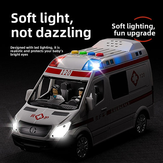 Childrens Ambulance Toy Car with Sound and Light product image 3