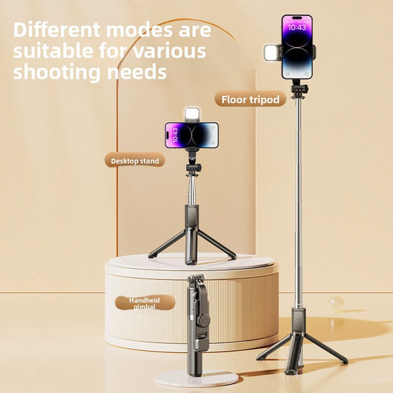 Bluetooth Selfie Stick with Tripod and Fill Light Phone Accessories product image 3