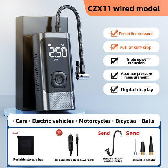 Wireless Car Tire Inflator with Digital Display image 4