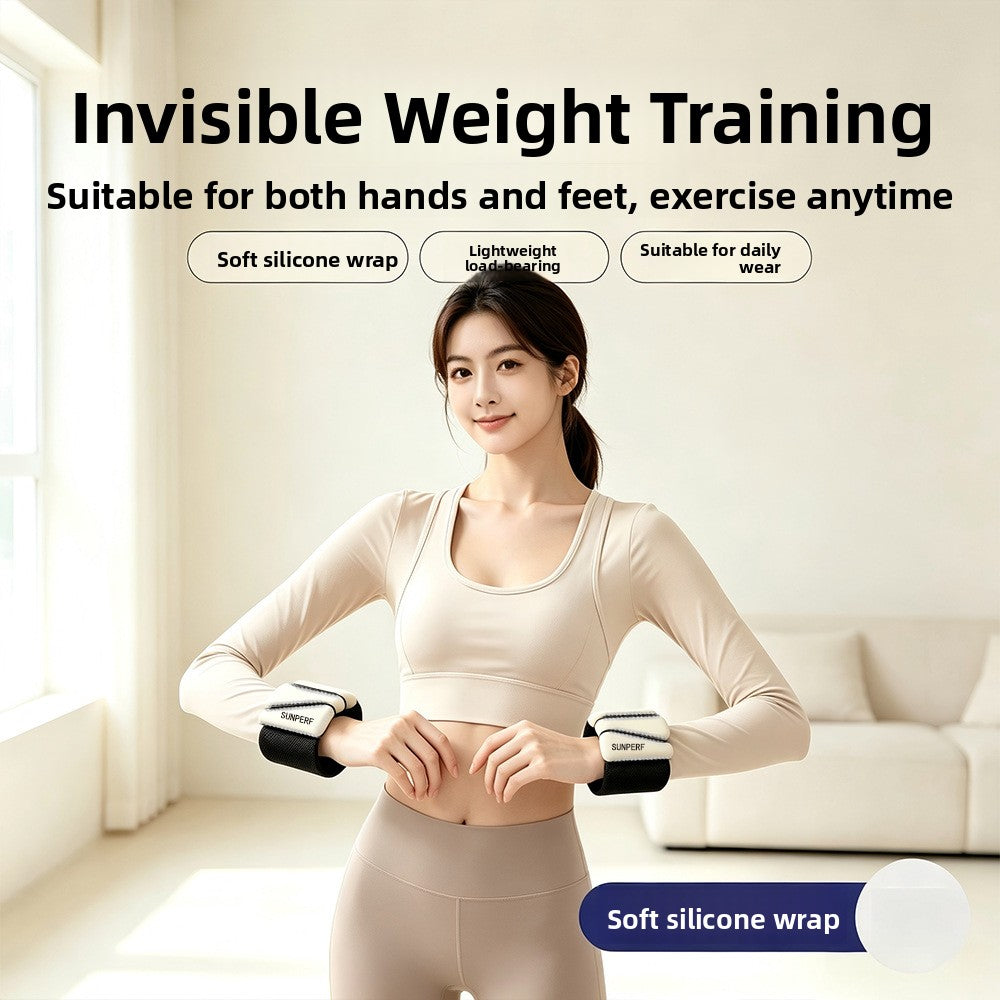 Silicone weighted wristband