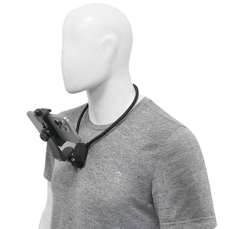 Sports camera mobile phone silicone hanging neck bracket