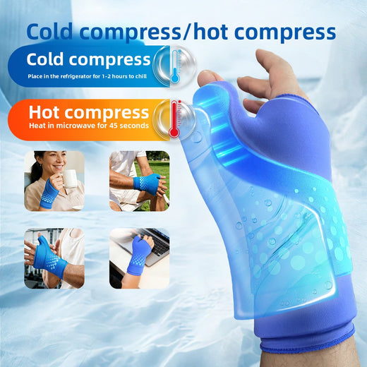 Gel Ice Compress Gloves for Hand and Wrist Therapy