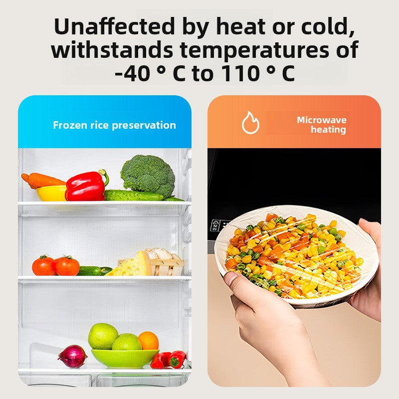 Single-use food-grade plastic wrap kit