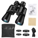 8-24x50 binoculars full front view