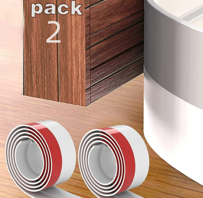 Door seal strip flexible bend detail