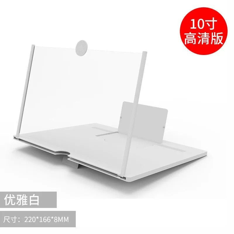 3d Screen HD Mobile Phone Magnifier Mobile Desktop Screen Amplifier Stretch Phone Stand 10 Inch