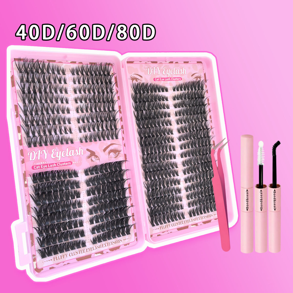Segmented False Eyelashes Book Set