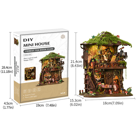 DIY 3D Wooden Tea House Model with Lights and Music product image 5