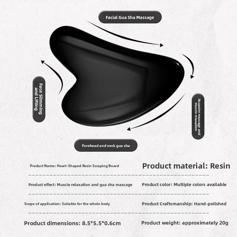 Resin Heart-Shaped Scraping Massage Board product image 3