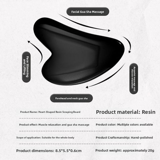 Resin Heart-Shaped Scraping Massage Board product image 3