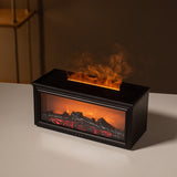 Retro Electric Fireplace Aromatherapy Humidifier
