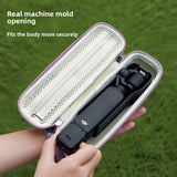 Hard-shell storage case for handheld gimbal action camera