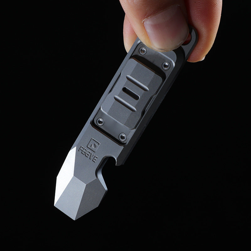 Multifunctional Titanium Alloy Mini Pry Bar Tool