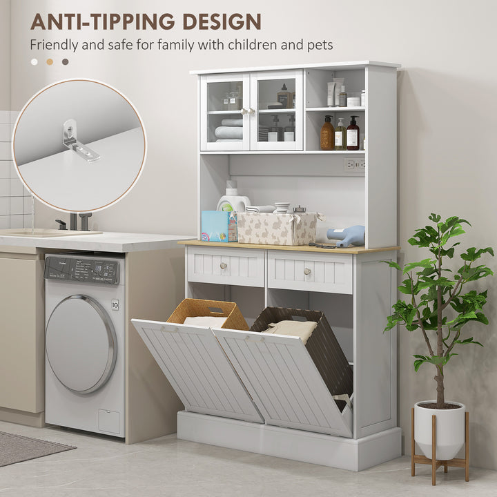 Kitchen pantry cabinet side view