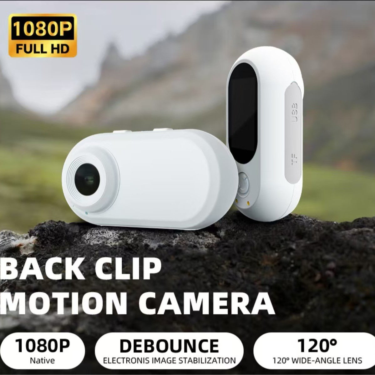 HD Thumb Action Camera with Anti-Shake