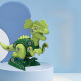 Disassemble and assemble the Tyrannosaurus rex toy