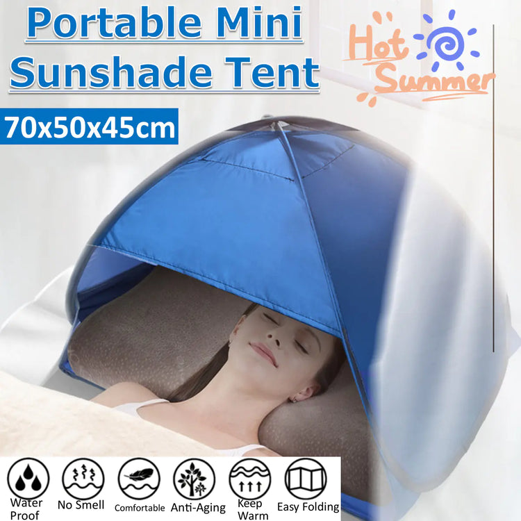 Pop-up beach tent size detail