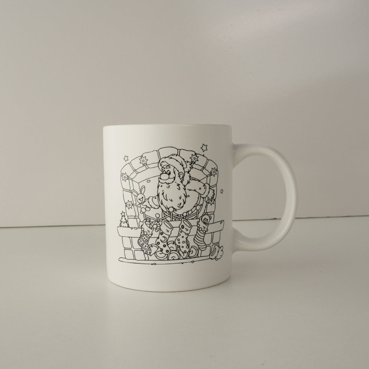 DIY Coloring Ceramic Mug with Cartoon Designs