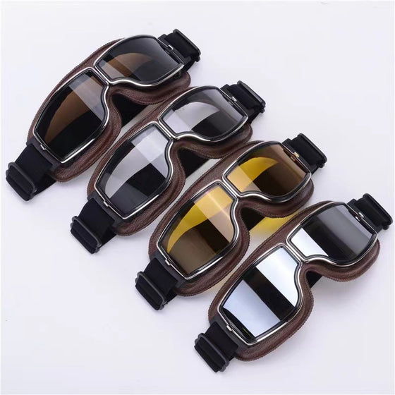 Vintage Motorcycle Riding Goggles Cycling product image 2