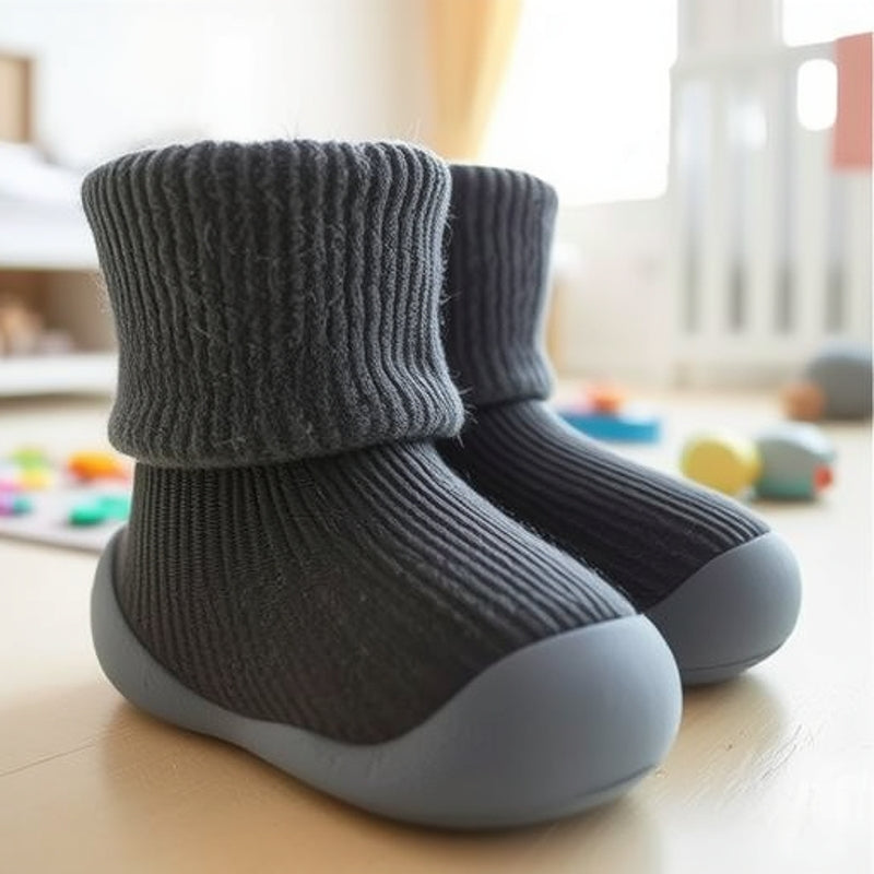 Baby Toddler Shoes Autumn Winter Velvet Soft Sole Non-slip Cotton Socks