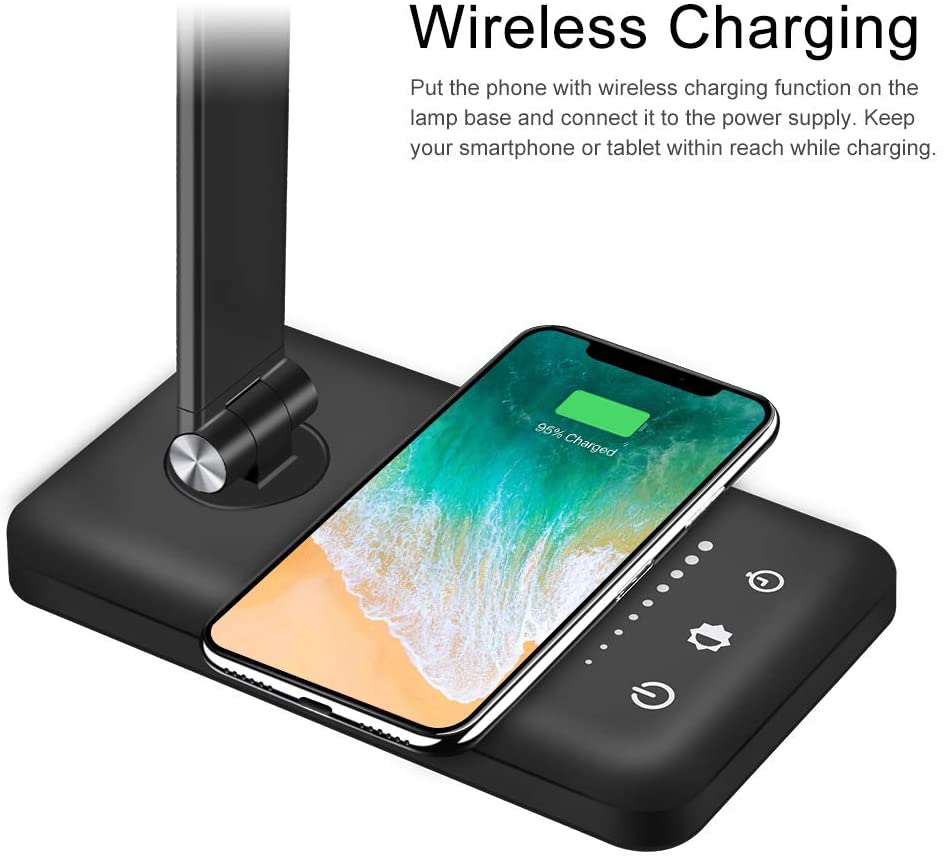 LED Flex Desk Lamp with Phone Charger