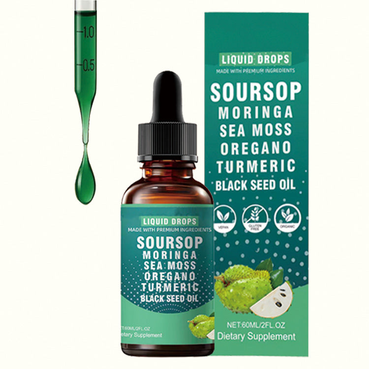 Chlorophyll Vitamin B12 Soursop Drops