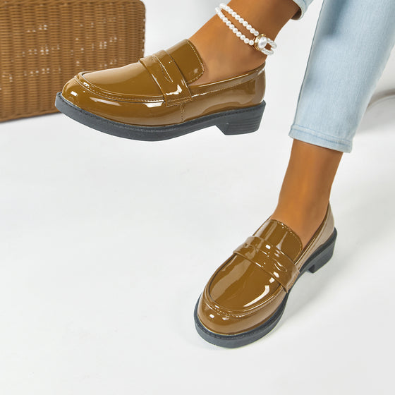 Japanese Retro Square Toe Platform Height Increasing British Style Women Shoes