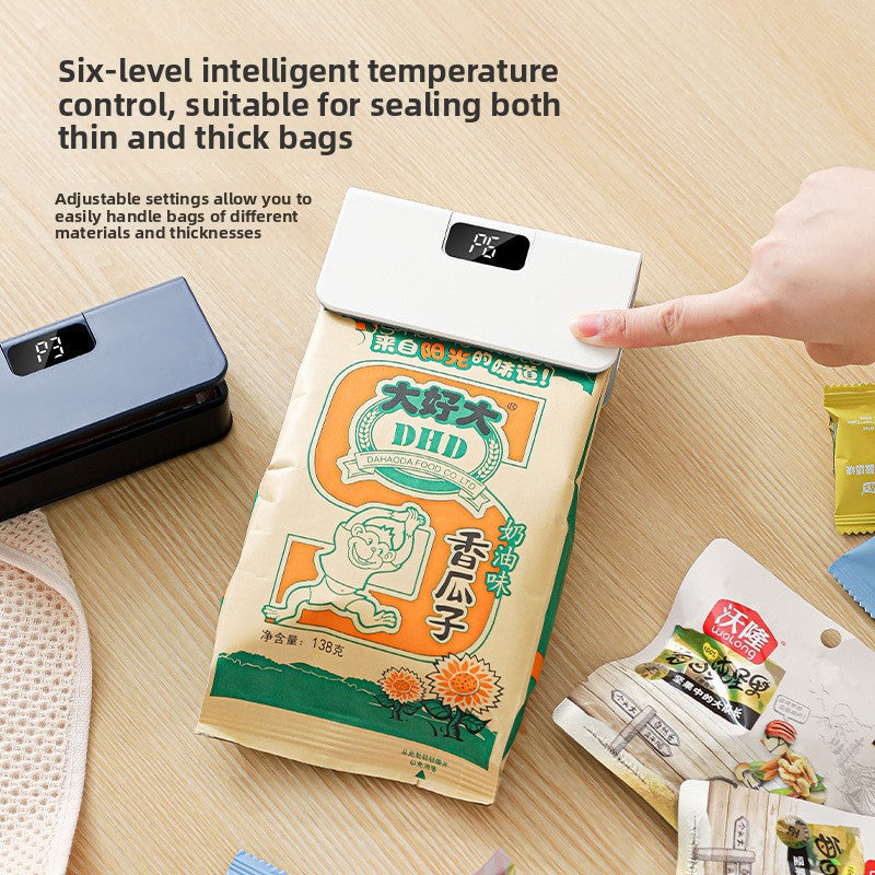 Small charging sealing machine