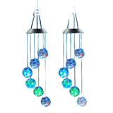 Solar Powered Color Changing Wind Chime Light with LED