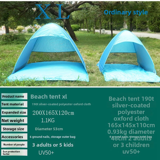 Collapsible simple beach tent Camping Shelter & Sleep product image 4