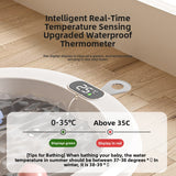 Foldable Baby Bathtub with Temperature Display