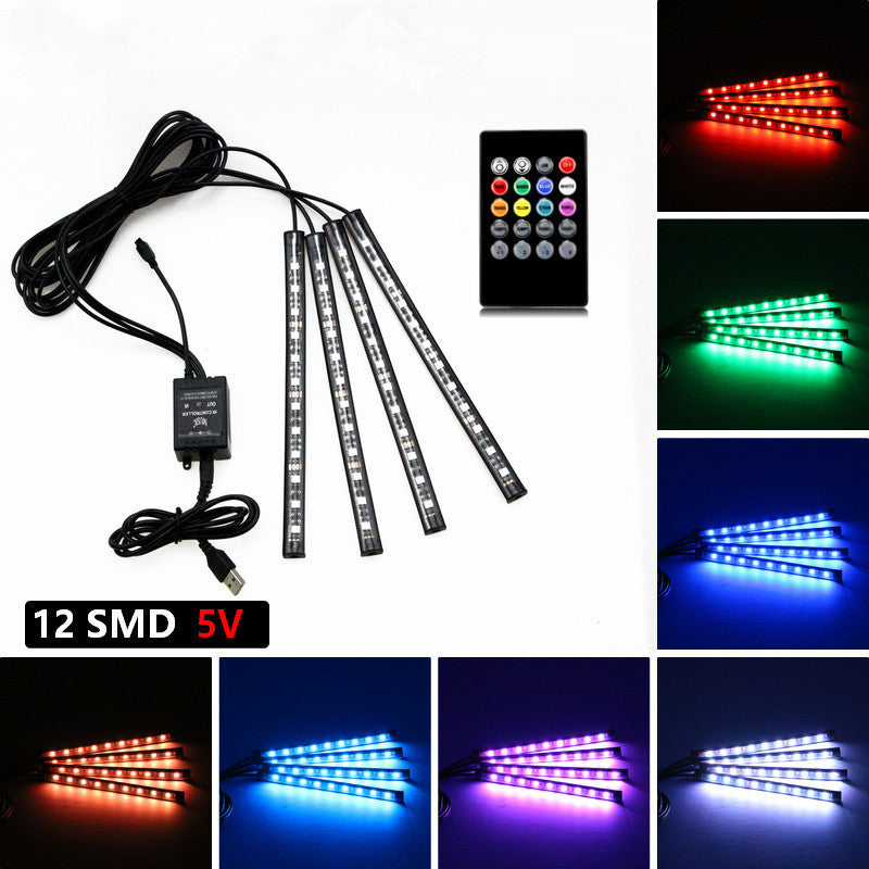 Wireless Car Interior LED Atmosphere Light