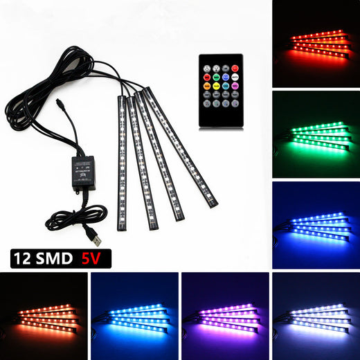 Wireless Car Interior LED Atmosphere Light