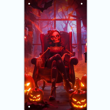 Custom Halloween Backdrop Cloth