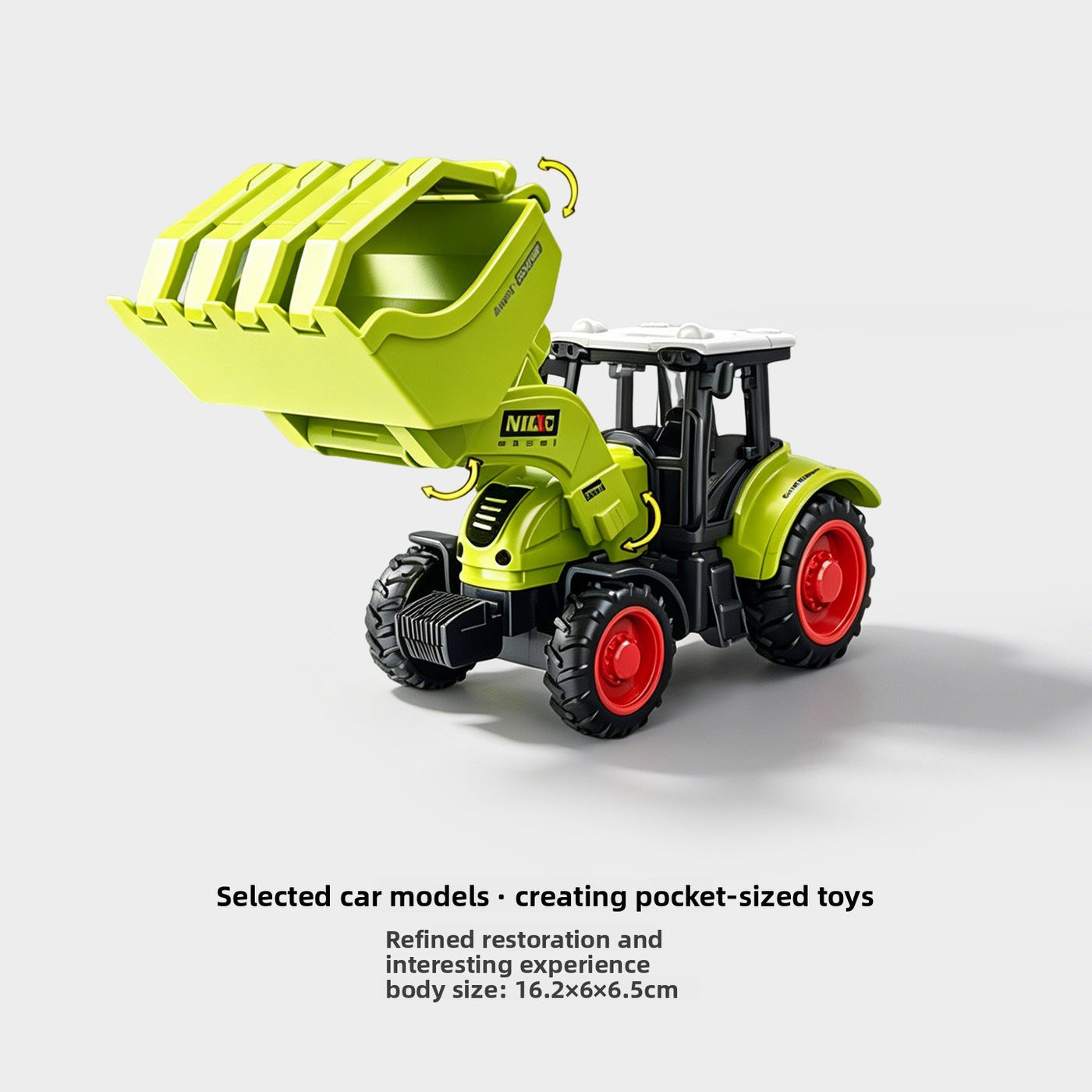 Children's Harvester Toy Inertial Agricultural Tractor Model