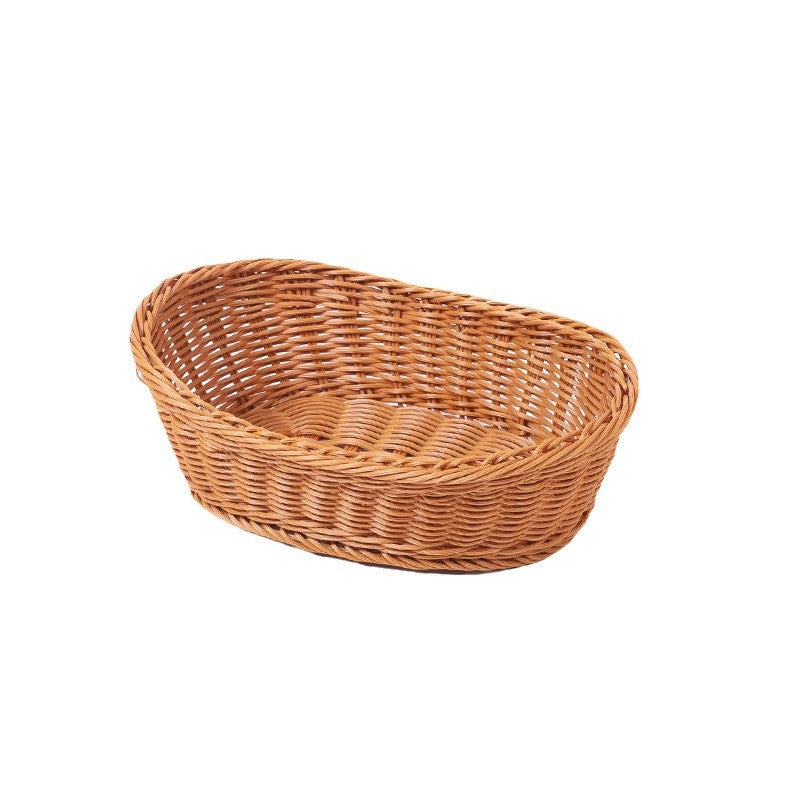 Imitation Rattan Fruit Storage Basket