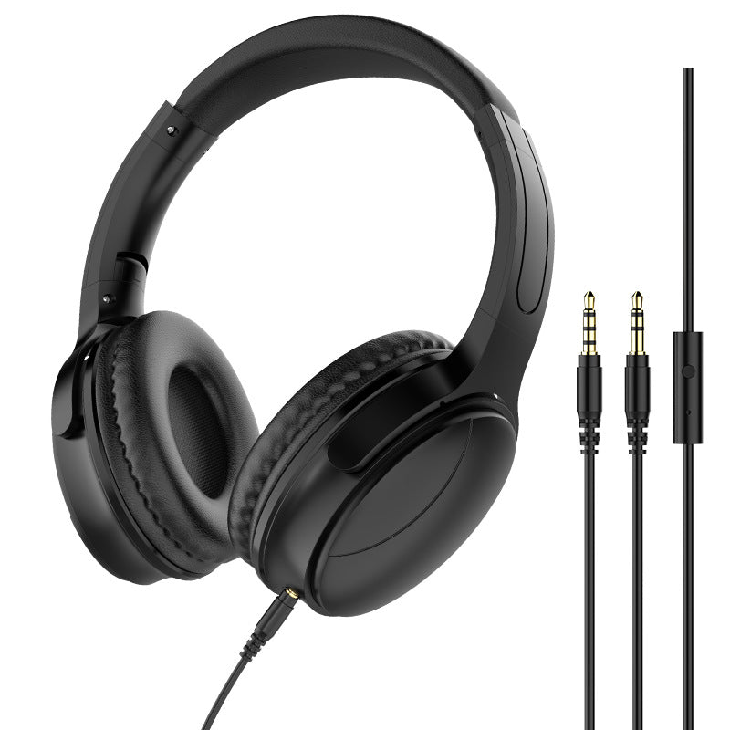 Foldable Wired Headphones with Microphone