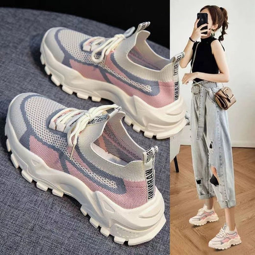 Torre Shoes Women's Shoes Mesh Shoes Breathable Sneakers