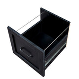 Home Office Computer Desk with Hutch Black Finish