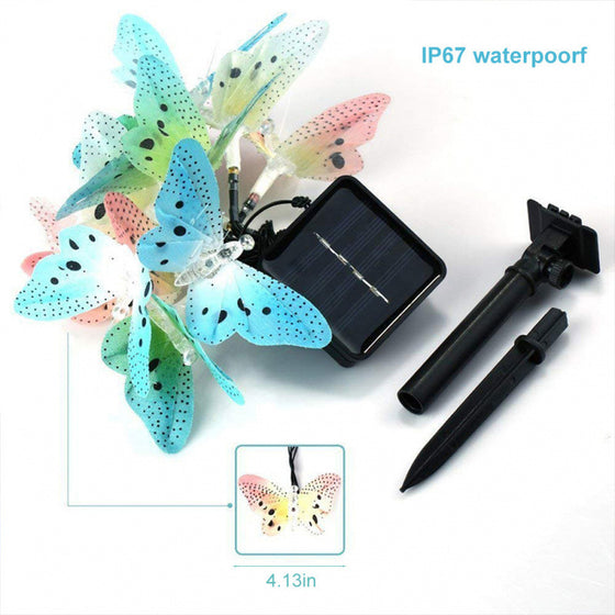 Solar Powered Fiber Optic Butterfly LED String Light Garden & Outdoor product image 5