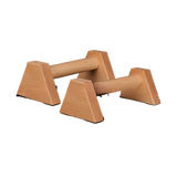 Wooden Push-Up Stand Fitness Support