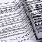 Stainless Steel Geometric Handmade Necklace Chain